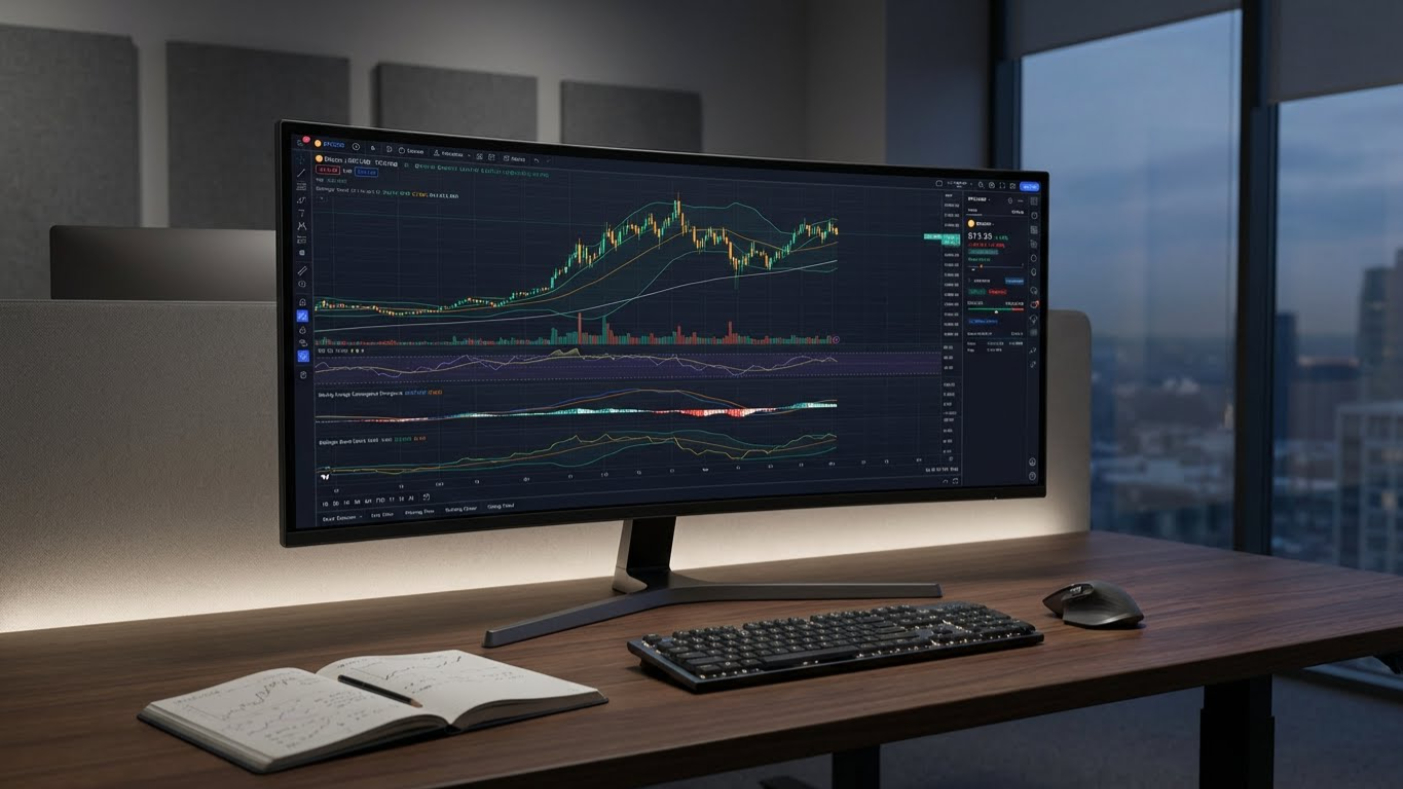Image illustrating: most accurate TradingView indicators for crypto
